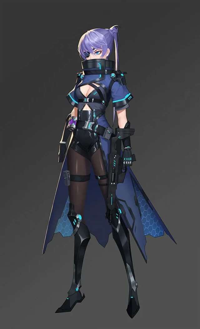  暗黑风格の机甲少女机械娘合集