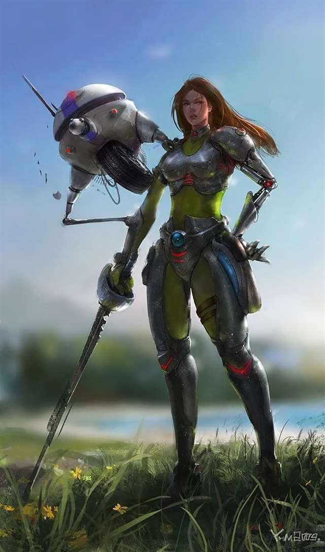  暗黑风格の机甲少女机械娘合集