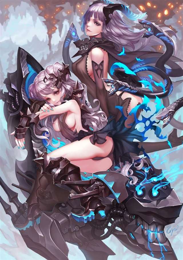  暗黑风格の机甲少女机械娘合集