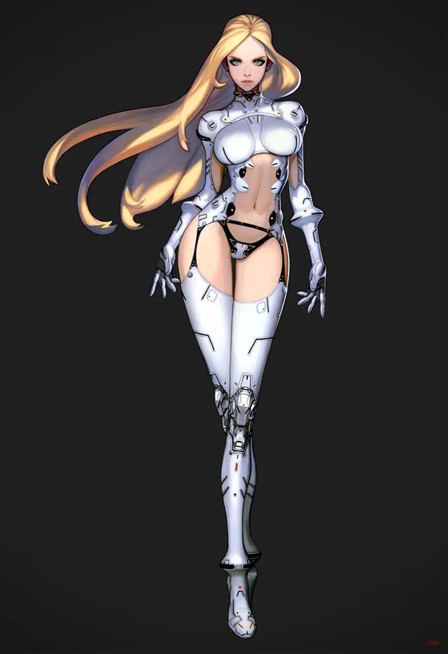  暗黑风格の机甲少女机械娘合集