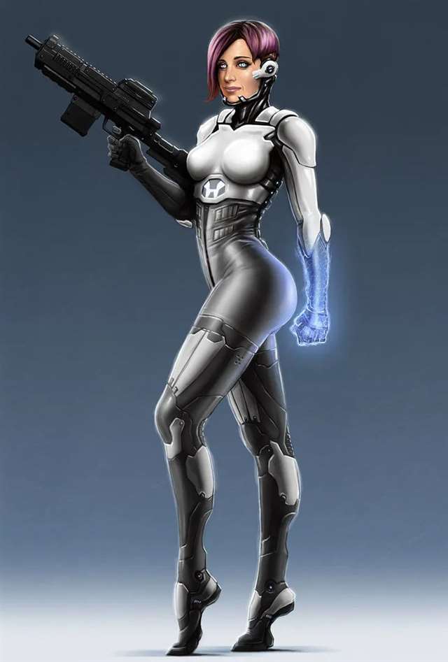  暗黑风格の机甲少女机械娘合集