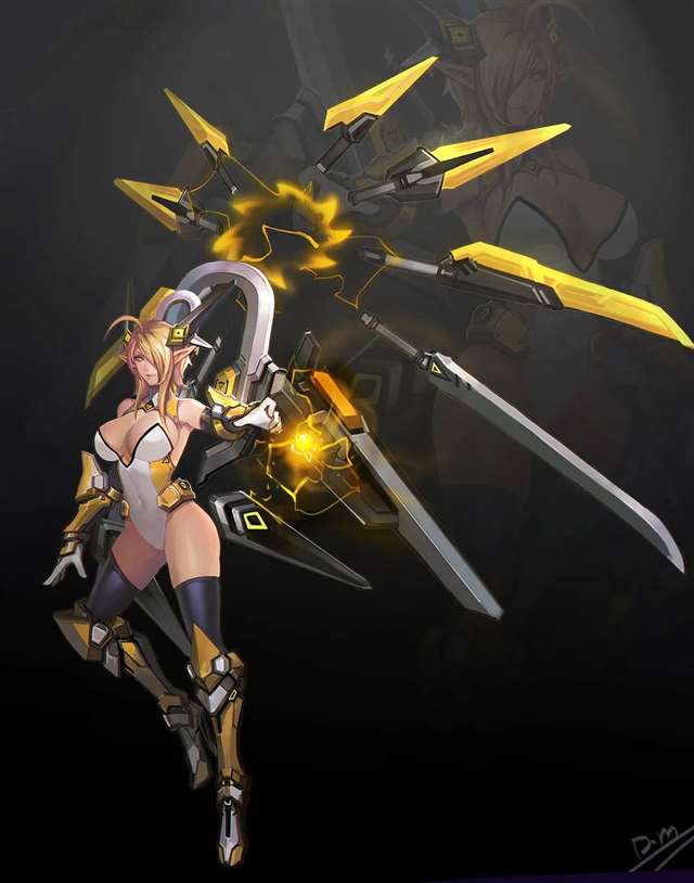  暗黑风格の机甲少女机械娘合集