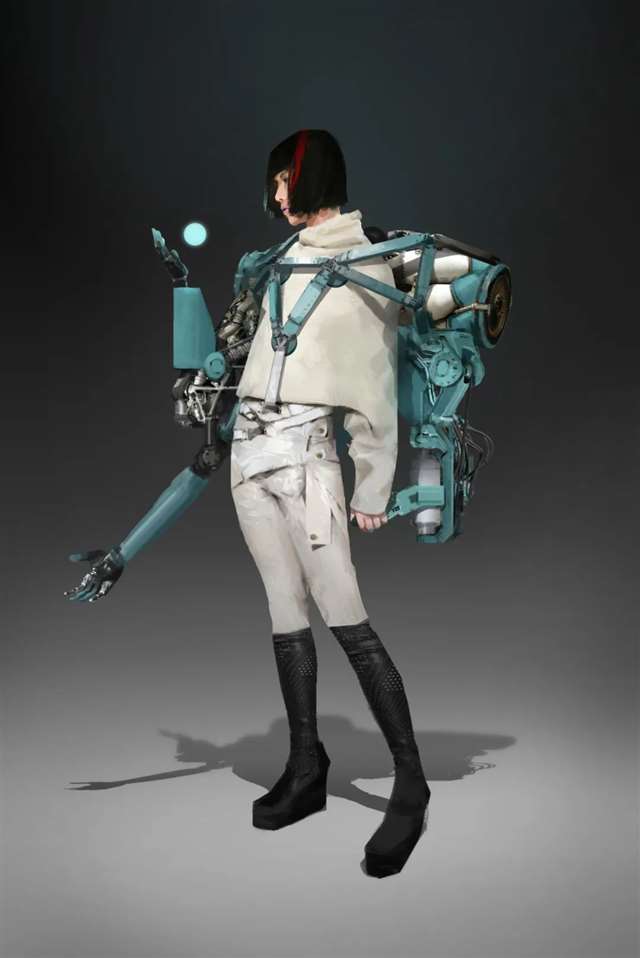  暗黑风格の机甲少女机械娘合集