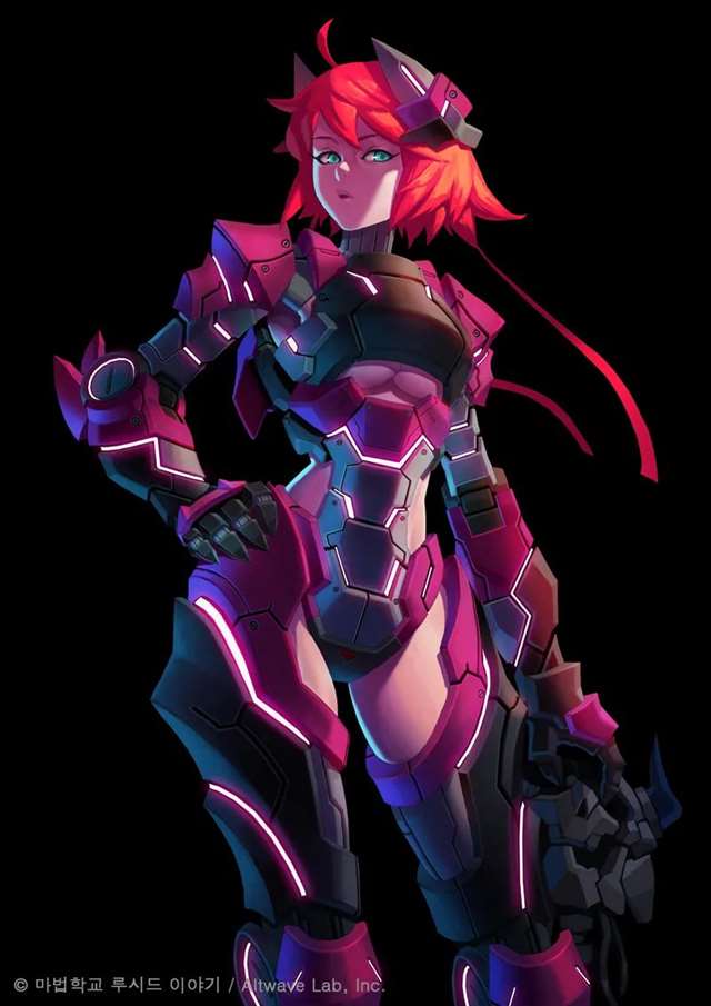  暗黑风格の机甲少女机械娘合集