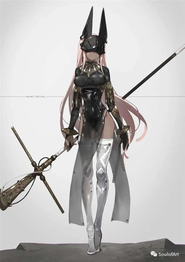 neco笔下的机械娘，设计感精美，太爱了