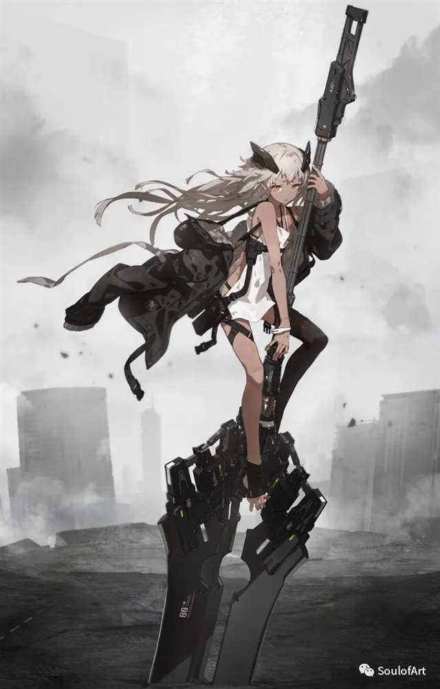 neco笔下的机械娘，设计感精美，太爱了