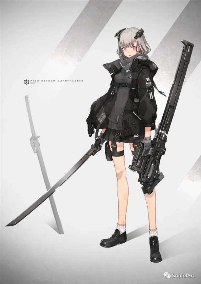 neco笔下的机械娘，设计感精美，太爱了