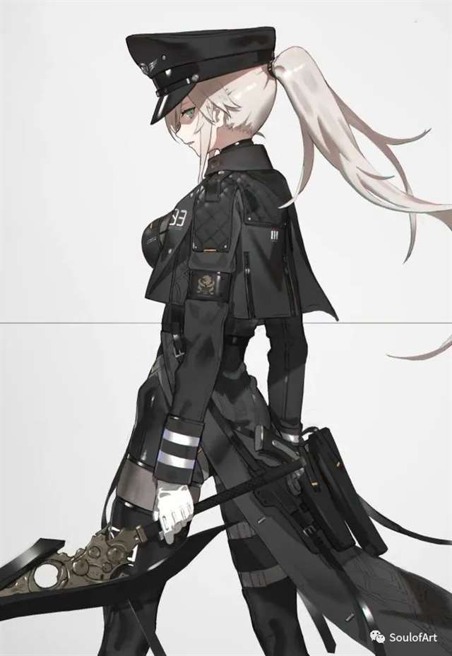 neco笔下的机械娘，设计感精美，太爱了