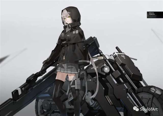 neco笔下的机械娘，设计感精美，太爱了