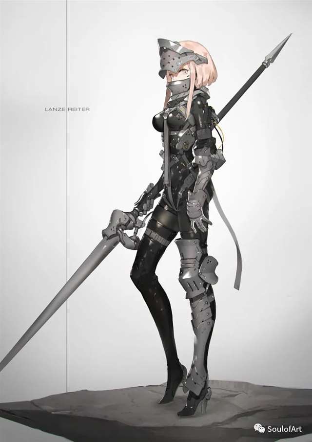 neco笔下的机械娘，设计感精美，太爱了