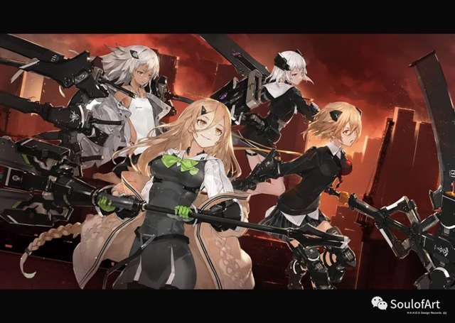 neco笔下的机械娘，设计感精美，太爱了