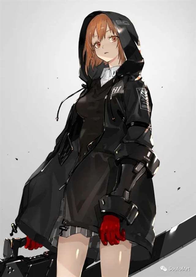 neco笔下的机械娘，设计感精美，太爱了