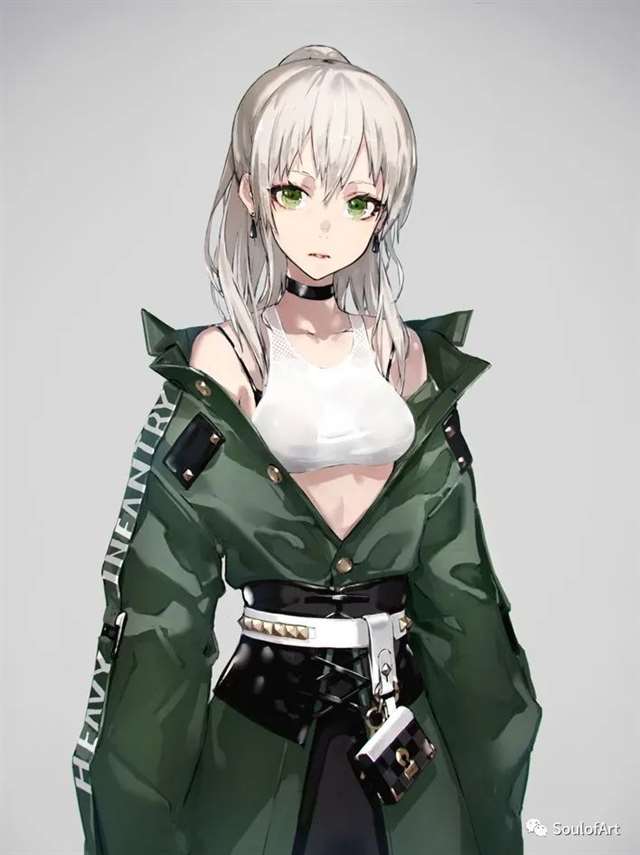 neco笔下的机械娘，设计感精美，太爱了