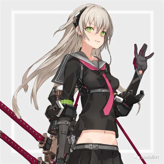 neco笔下的机械娘，设计感精美，太爱了