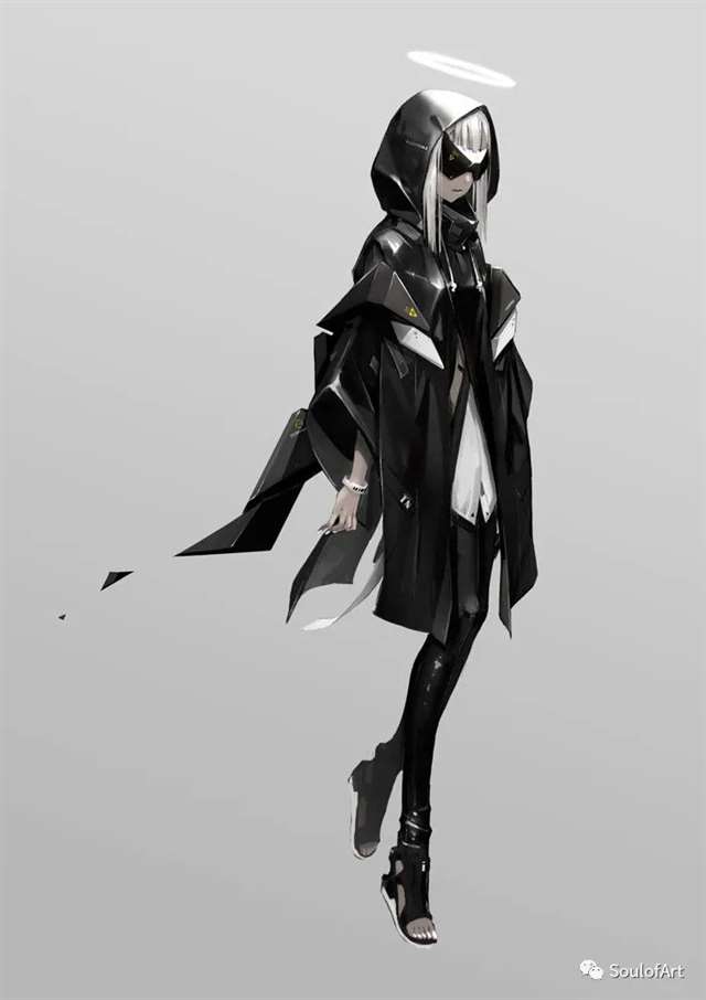 neco笔下的机械娘，设计感精美，太爱了