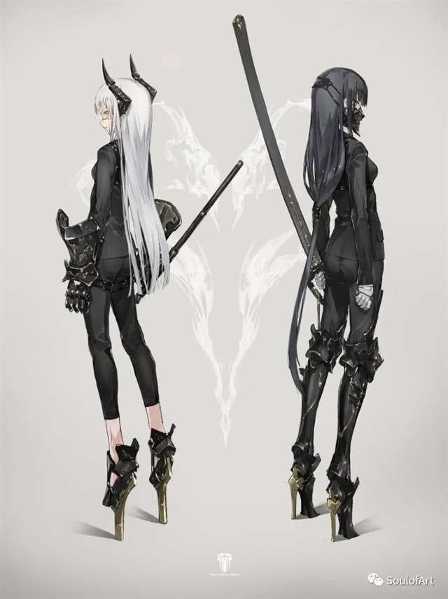 neco笔下的机械娘，设计感精美，太爱了