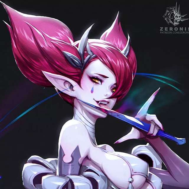 插画师 ZERONIS美女同人插画