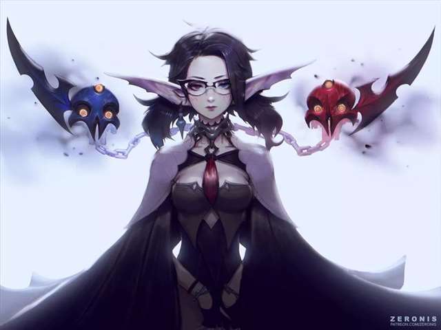 插画师 ZERONIS美女同人插画