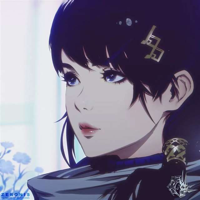 插画师 ZERONIS美女同人插画