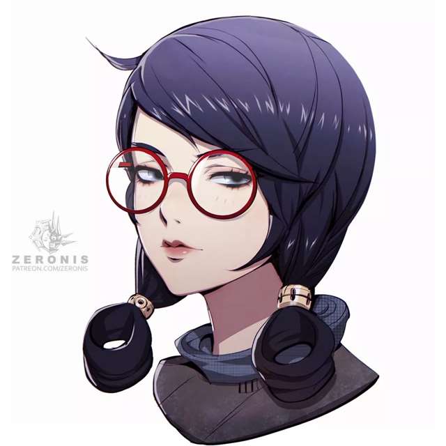 插画师 ZERONIS美女同人插画