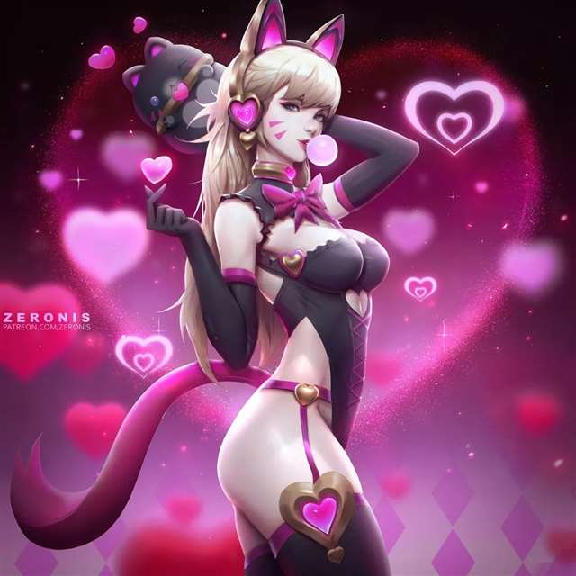 插画师 ZERONIS美女同人插画