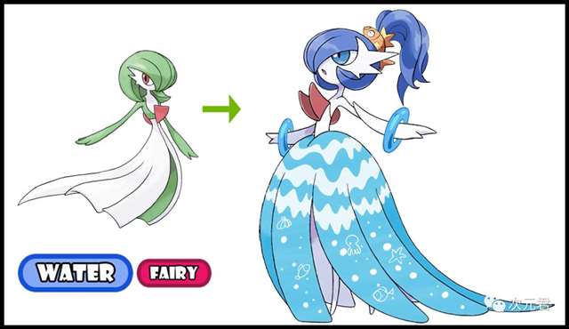 神奇宝贝沙奈朵的8种“全新mega形态”