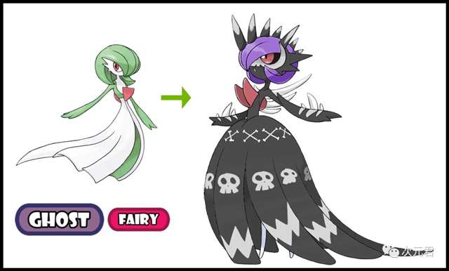 神奇宝贝沙奈朵的8种“全新mega形态”