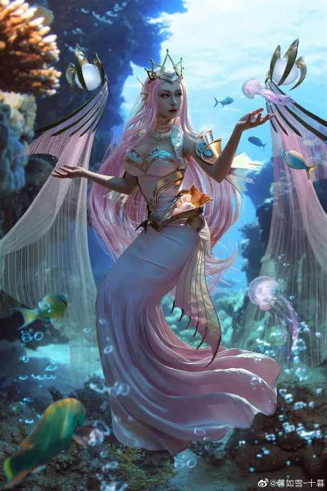 王者荣耀cos幻海之心 CN：暮如雪-十暮