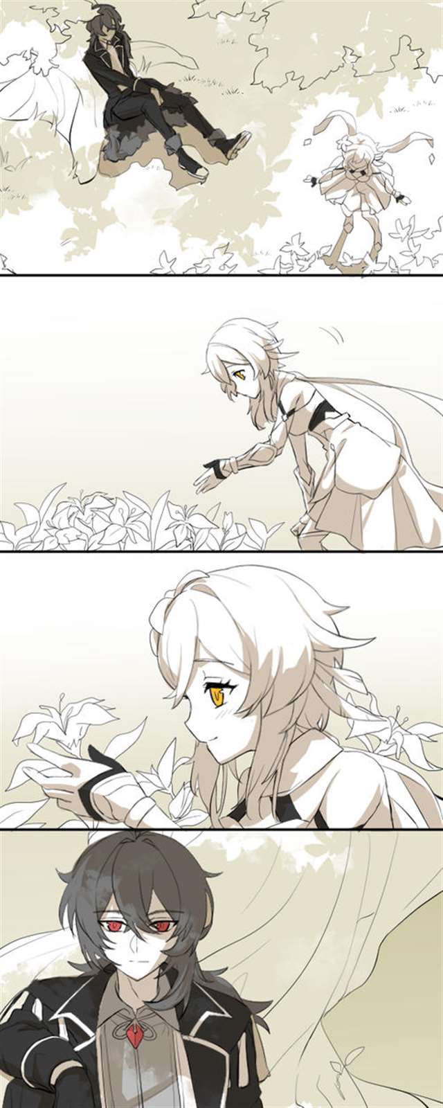 原神同人本子系列之迪卢克X荧