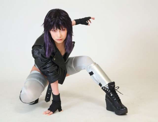 《攻壳机动队》主角草薙素子COS