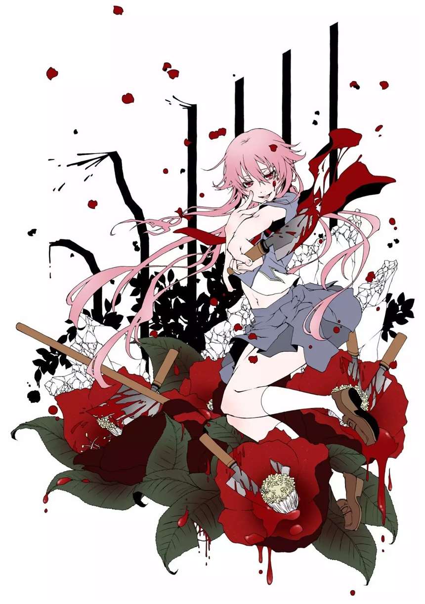  我妻由乃，（がさいゆの），Gasai Yuno 