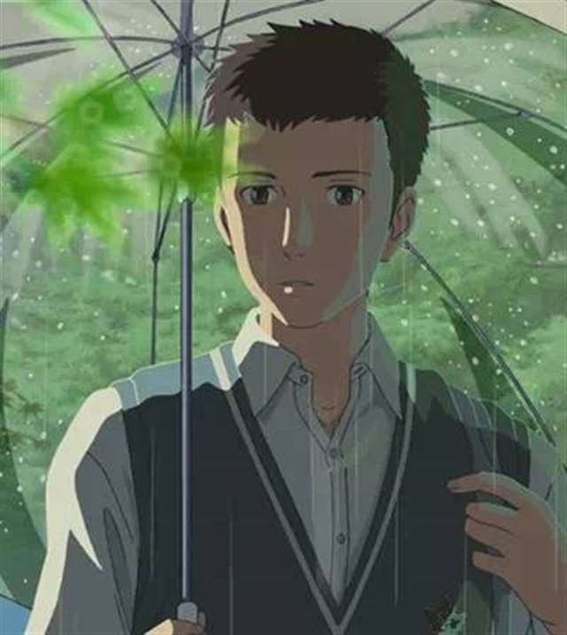 雨中,便是不一樣的世界.《言葉之庭》