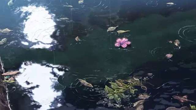 雨中,便是不一樣的世界.《言葉之庭》