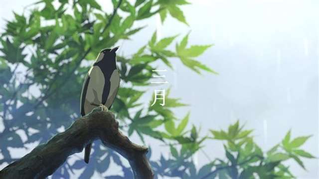 雨中,便是不一樣的世界.《言葉之庭》