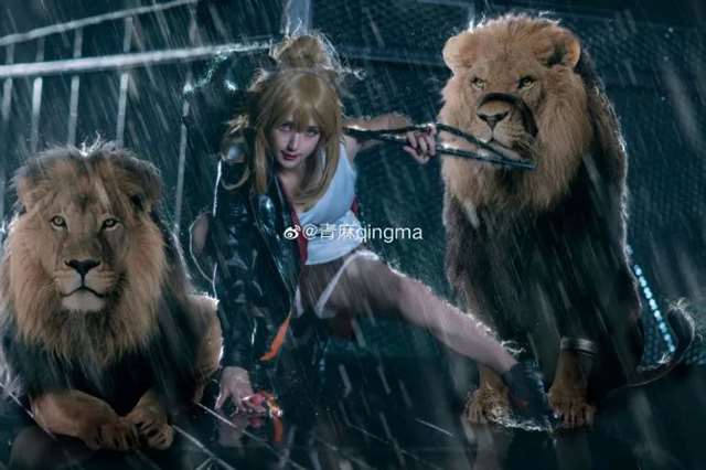 Cos《明日方舟》中的推进之王 COSER微博-青麻