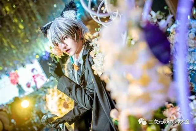 《明日方舟》银灰cos帅气绅士男友力max