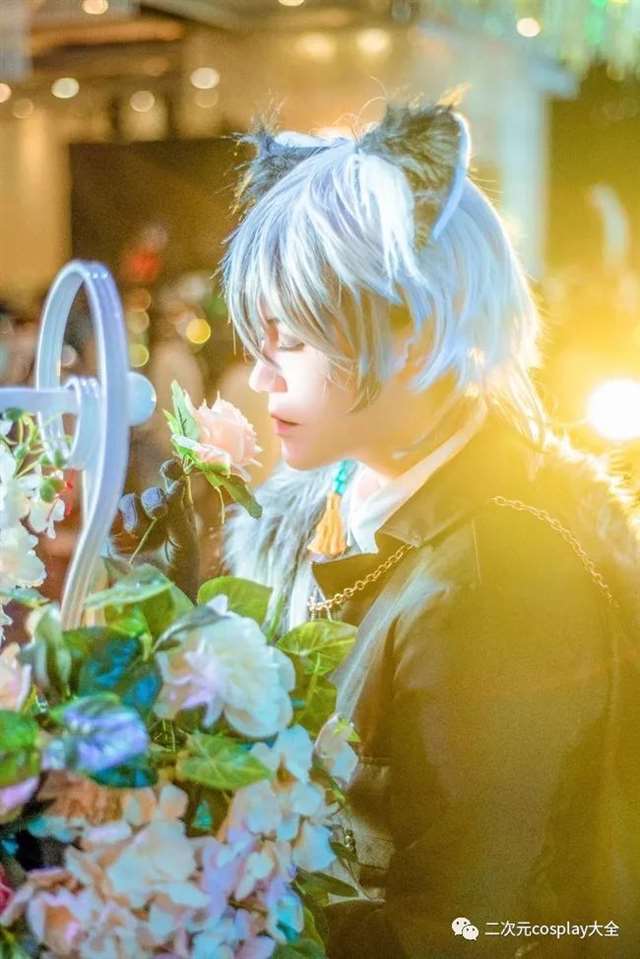 《明日方舟》银灰cos帅气绅士男友力max