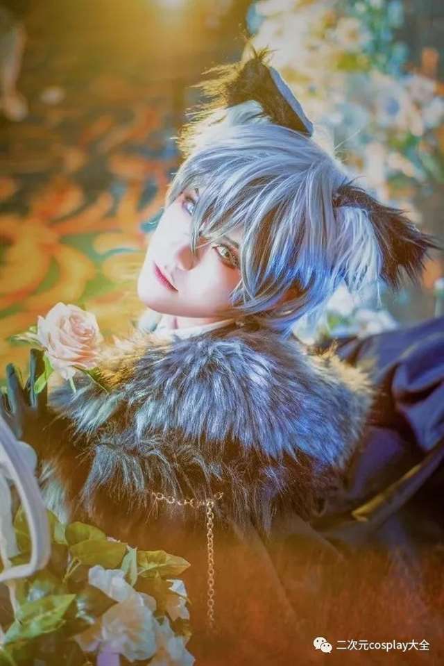 《明日方舟》银灰cos帅气绅士男友力max