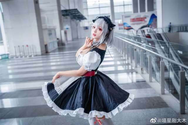 COS《碧蓝航线》天狼星 白丝女仆! 枣糕-下野病弃疗