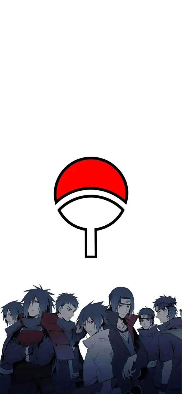 宇智波斑与佐助合影/宇智波壁纸