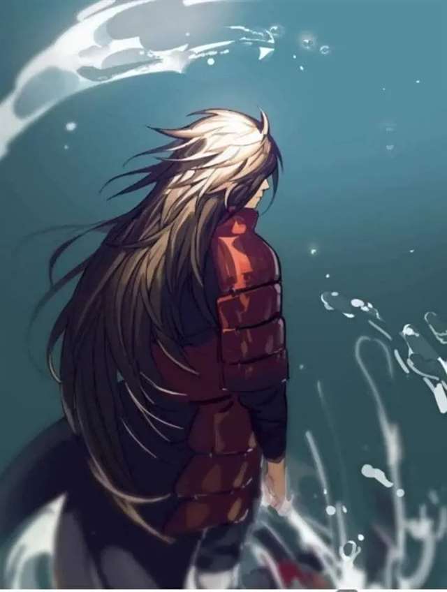 宇智波斑与佐助合影/宇智波壁纸