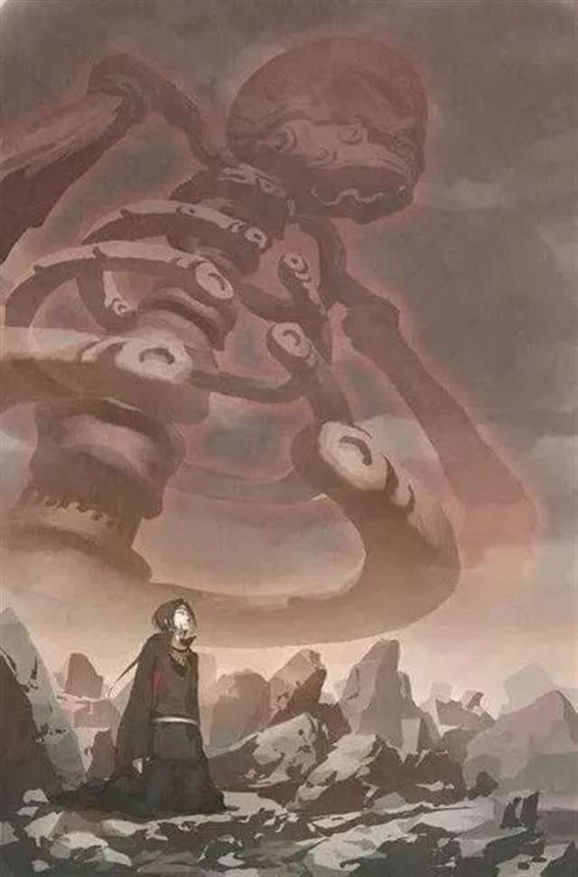 宇智波斑与佐助合影/宇智波壁纸