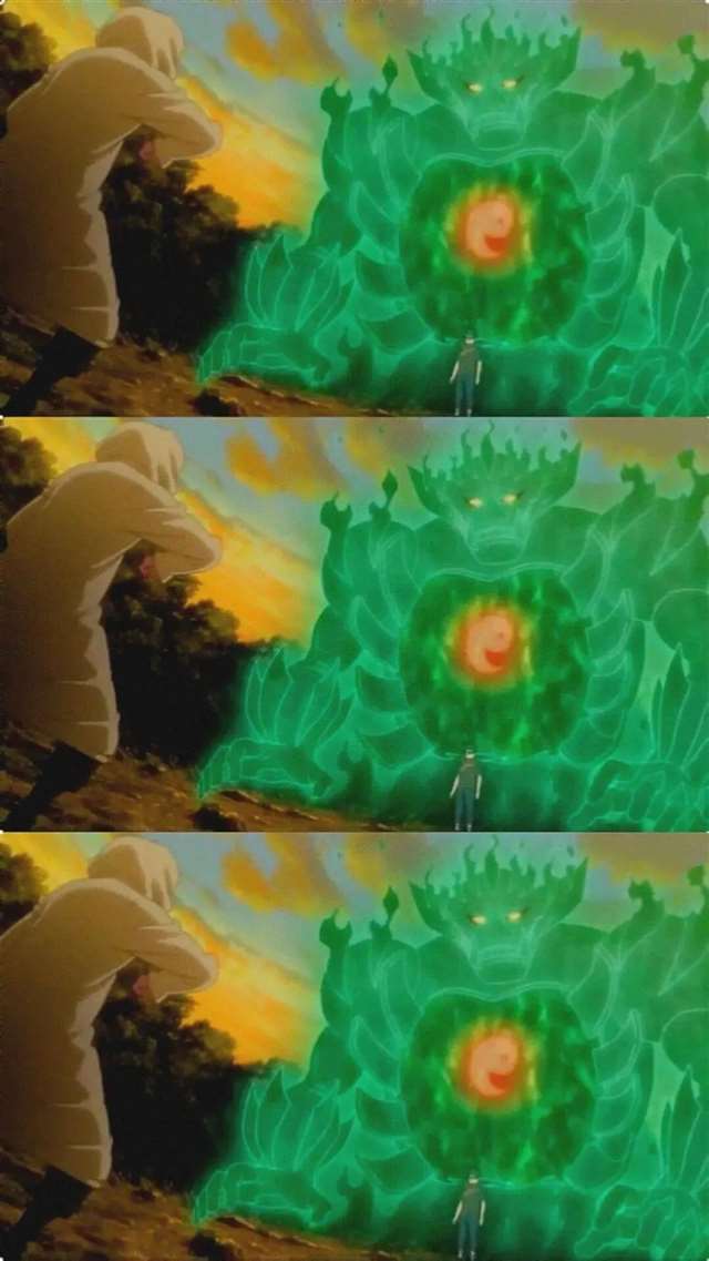 宇智波斑与佐助合影/宇智波壁纸