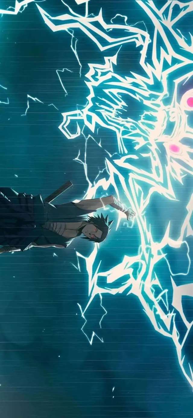 宇智波斑与佐助合影/宇智波壁纸