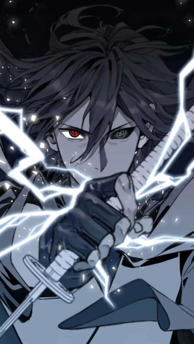 宇智波斑与佐助合影/宇智波壁纸