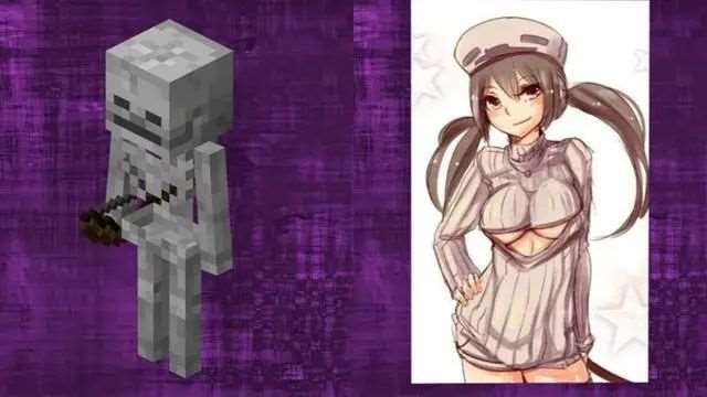 我的世界中的动物都变成“娘化”后