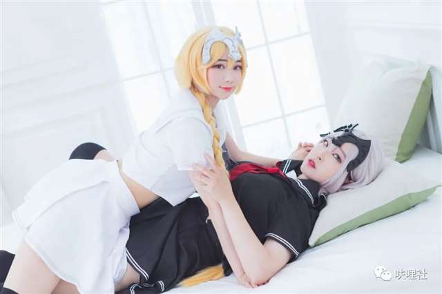 宇崎花的COS  @sunnyS2hahS2 黑白贞德