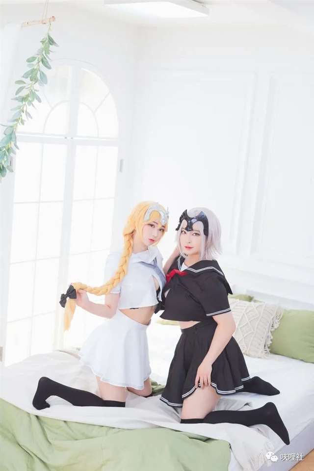 宇崎花的COS  @sunnyS2hahS2 黑白贞德