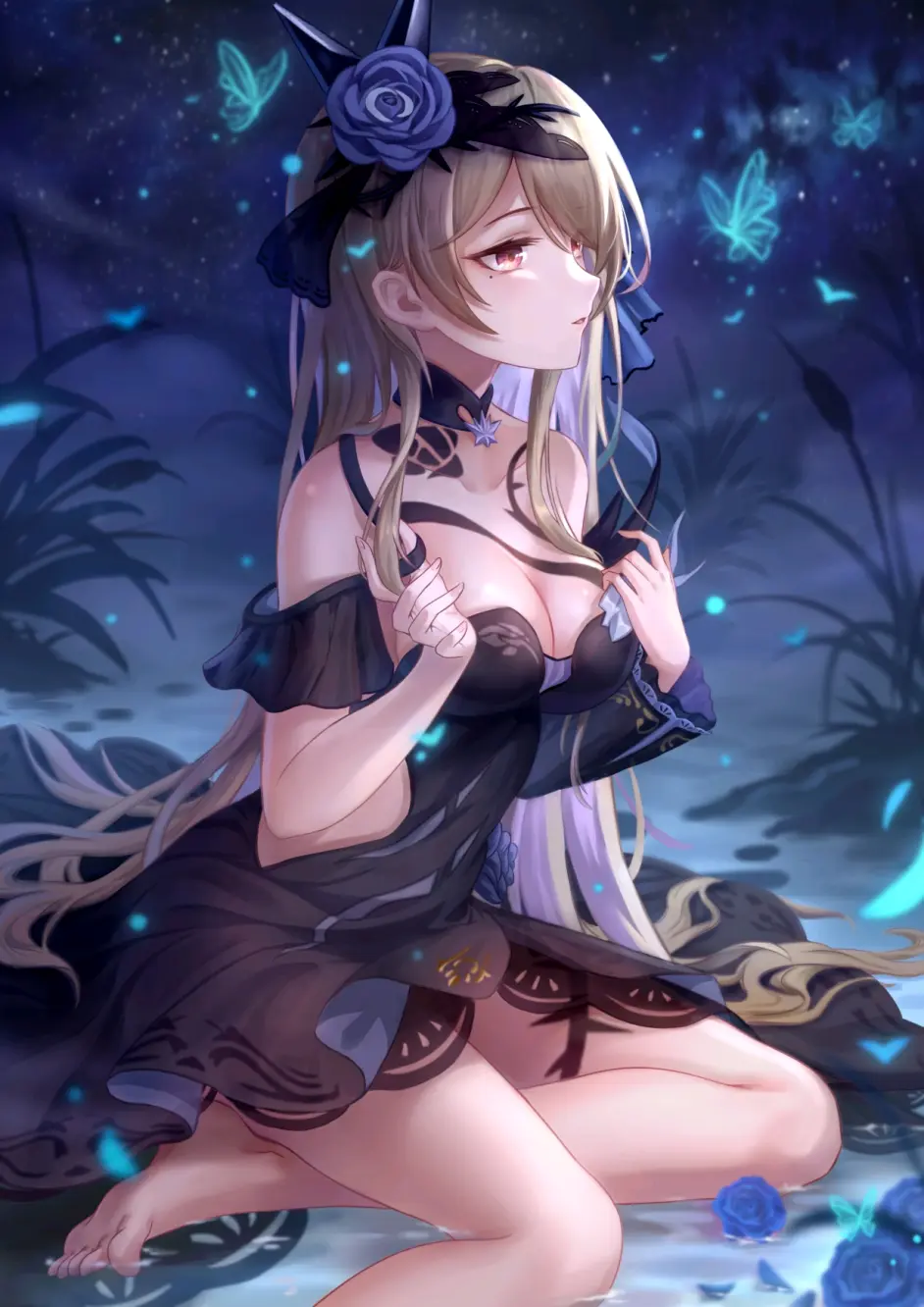 崩坏三丽塔开腿图美图赏析(黑丝,泳装 )