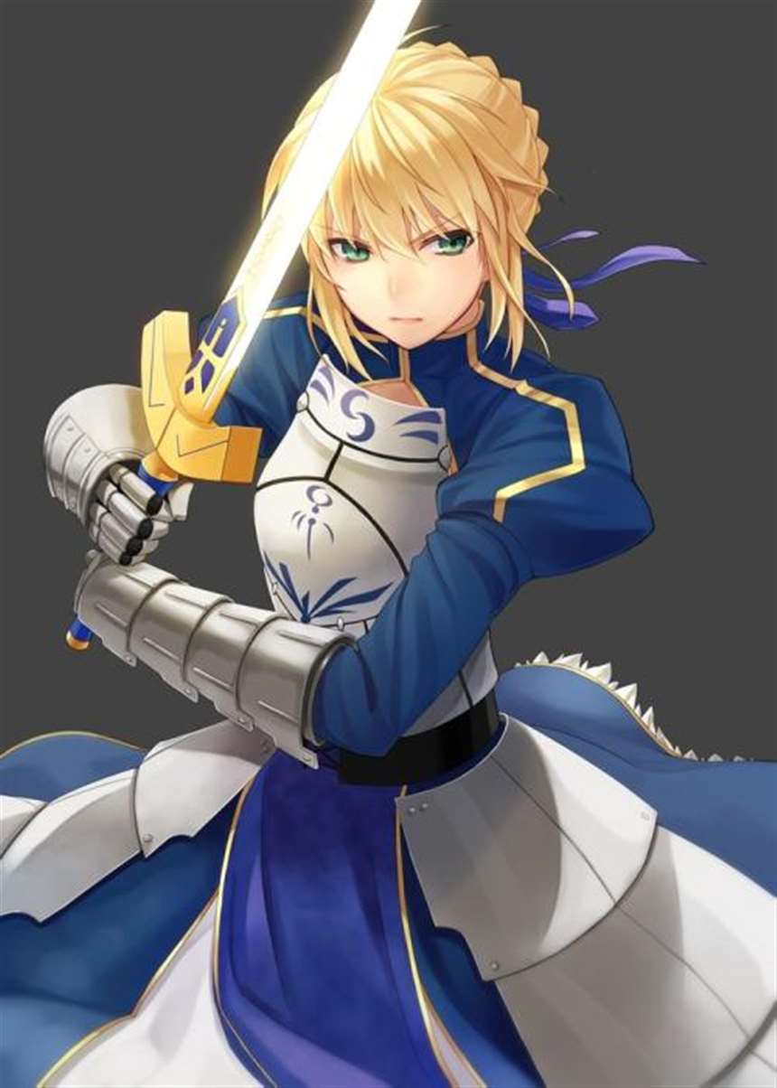 《fate》-- saber.